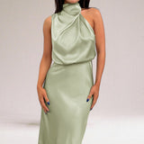 Moda Lusitana - Vestido Elegante Frente Única