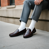 Mocassins elegantes em pele de primeira qualidade