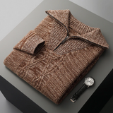 Camisola com fecho de correr Taranto Merino Wool