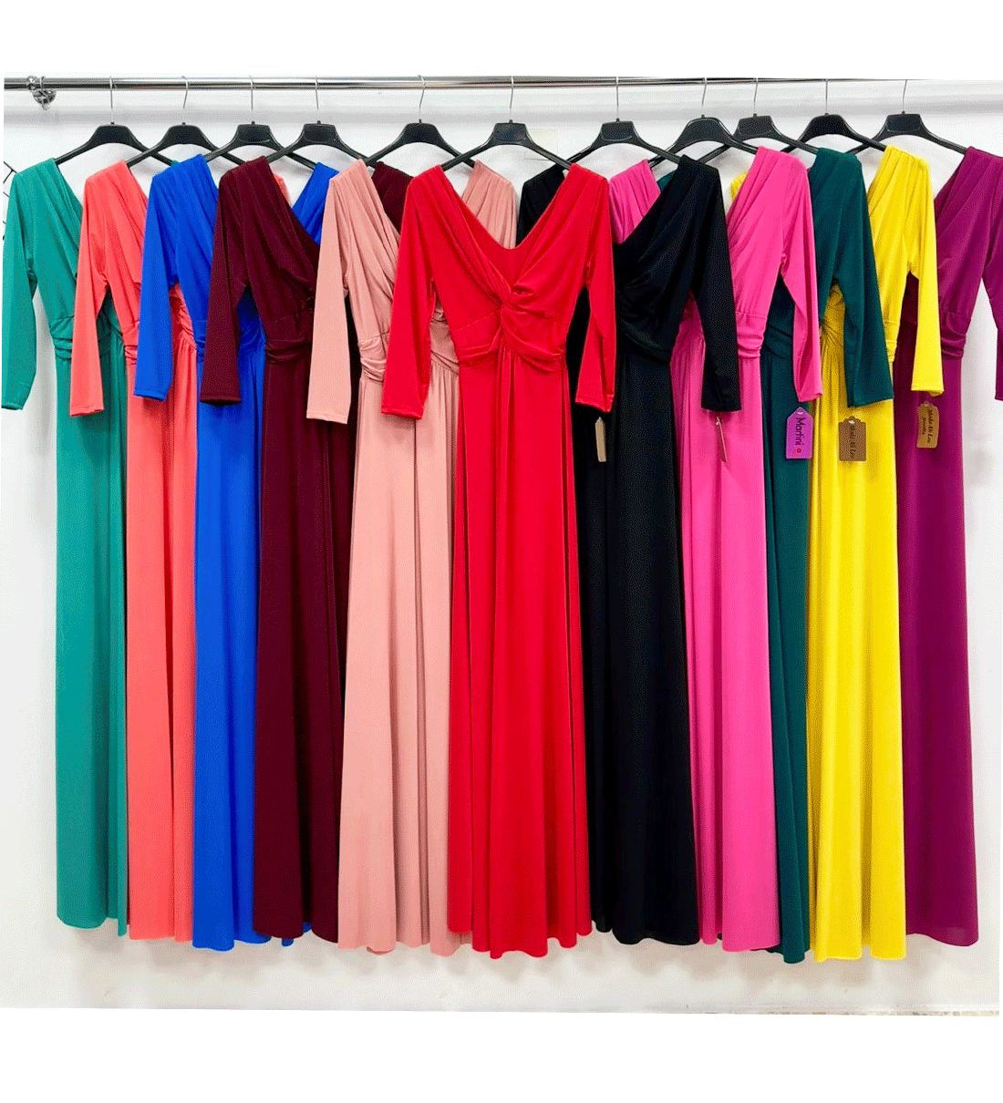 Moda Lusitana - Vestido Elegante de Tecido de Seda