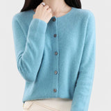 Natália - Cardigan em Malha de Caxemira