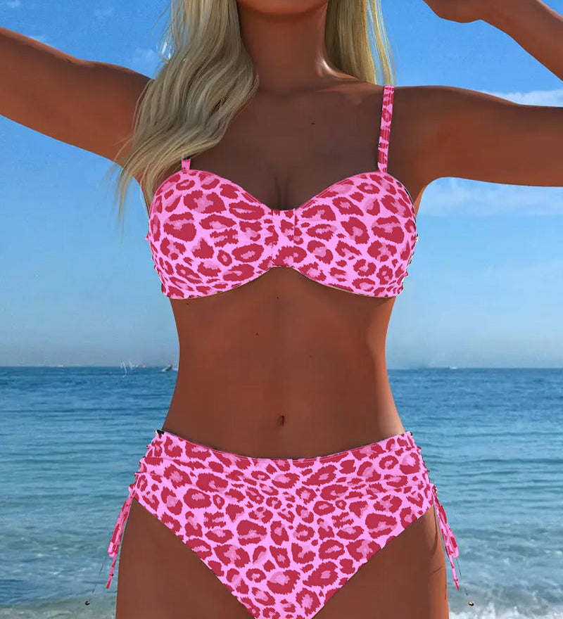 Jacinta Porto - Biquíni Leopardo Estilo Férias