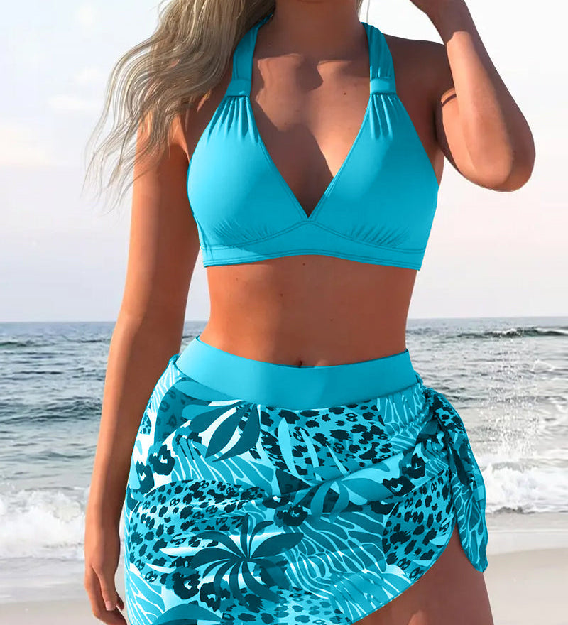 Jacinta Porto - Biquíni com Saia Estampada