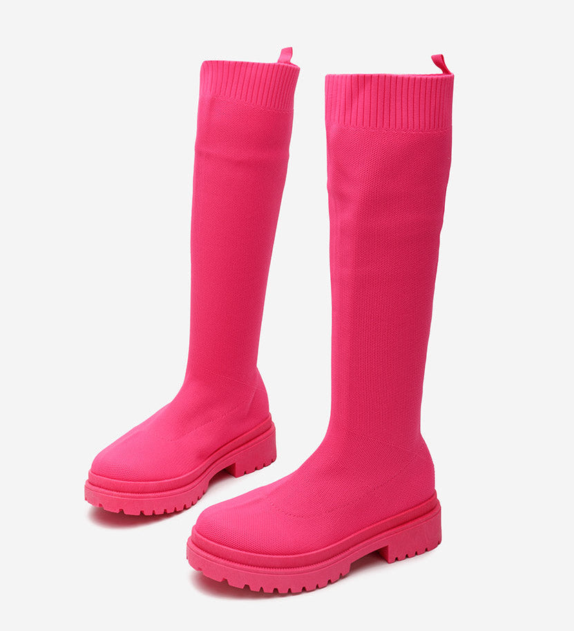 Moda Lusitana - Botas Tricot Confortaveis
