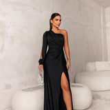 Moda Lusitana - Vestido Elegante de Cetim