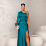 Moda Lusitana - Vestido Elegante de Cetim