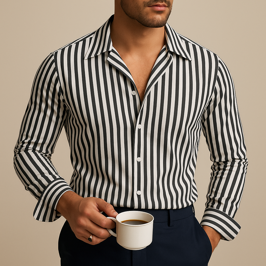 Camisa às riscas Florence