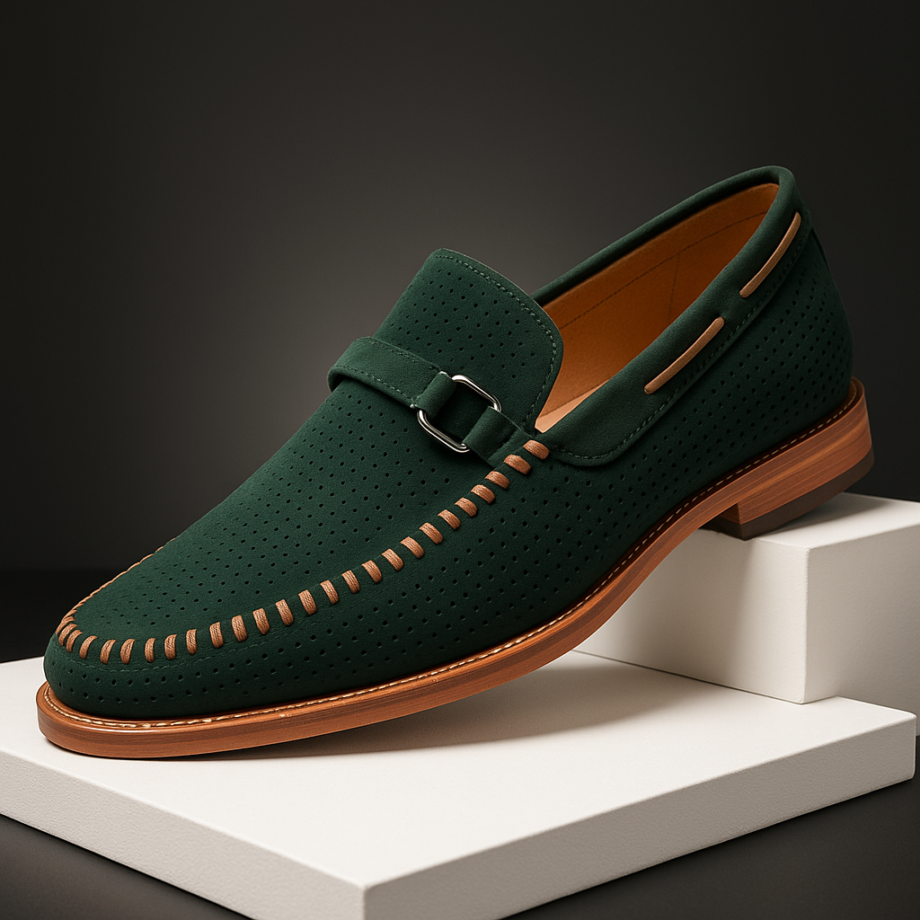 Mocassins de couro chiques