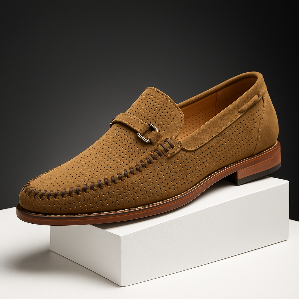 Mocassins de couro chiques