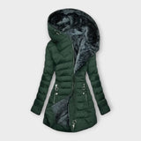 Francisca - Casaco Acolchoado de Inverno com Capuz