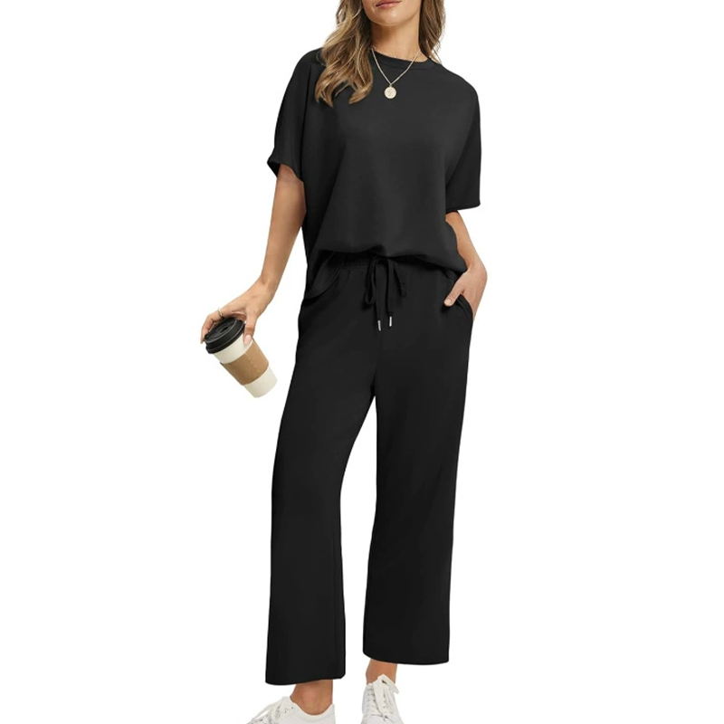 SoftSet – Conjunto casual de blusa e calça