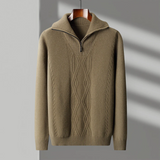 Camisola com fecho de correr Taranto Merino Wool