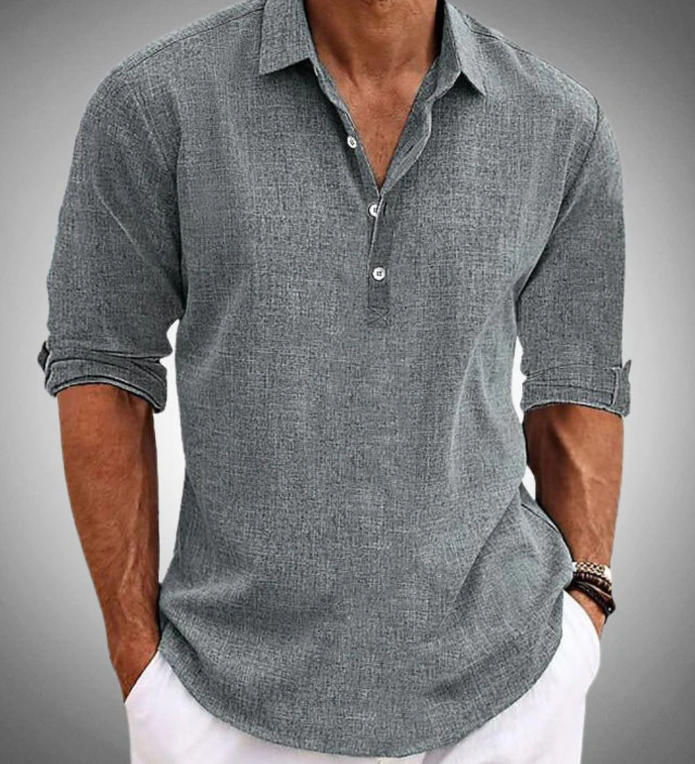 Moda Lusitana - Camisa Clássica de Linho