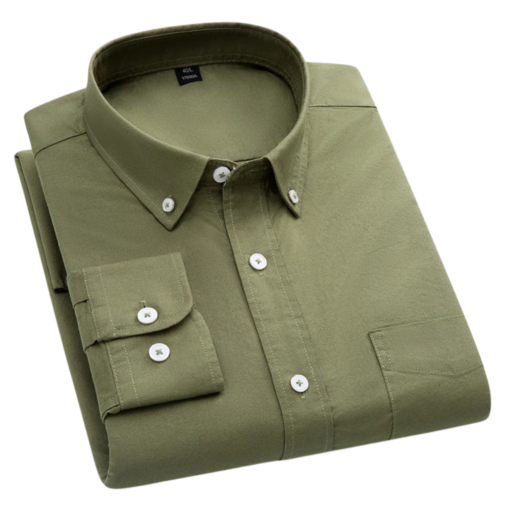 Camisa clássica de algodão