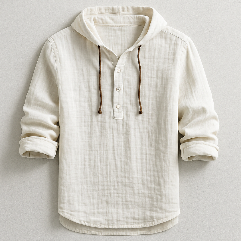 Camisa com capuz elegante