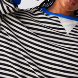 Vera - Camisola Oversized Listrada de Manga Comprida