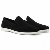 Mocassins casuais de camurça