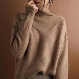 Anabela - Camisola Elegante de Gola Alta