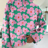 Regina - Camisola de Malha Floral