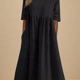 Minea - Vestido de algodão arejado