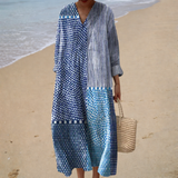 Vestido de Verão com Estampa Deslumbrante