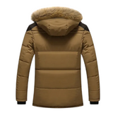 Casaco de inverno elegante e acolchoado