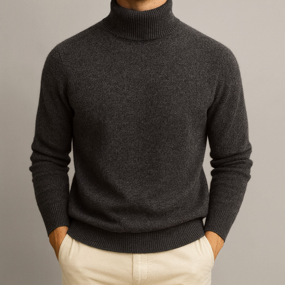 Gola alta elegante para homem