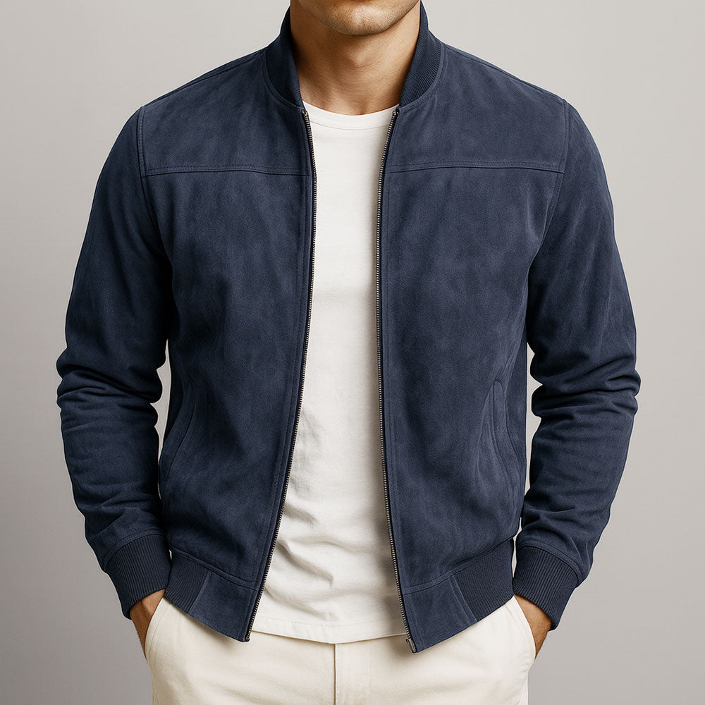 Moda Lusitana - Casaco de Suede Estruturado