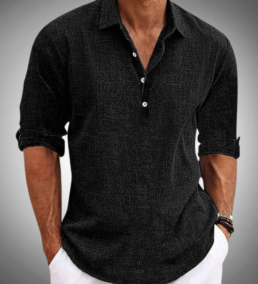 Camisa clássica de algodão Sabbio