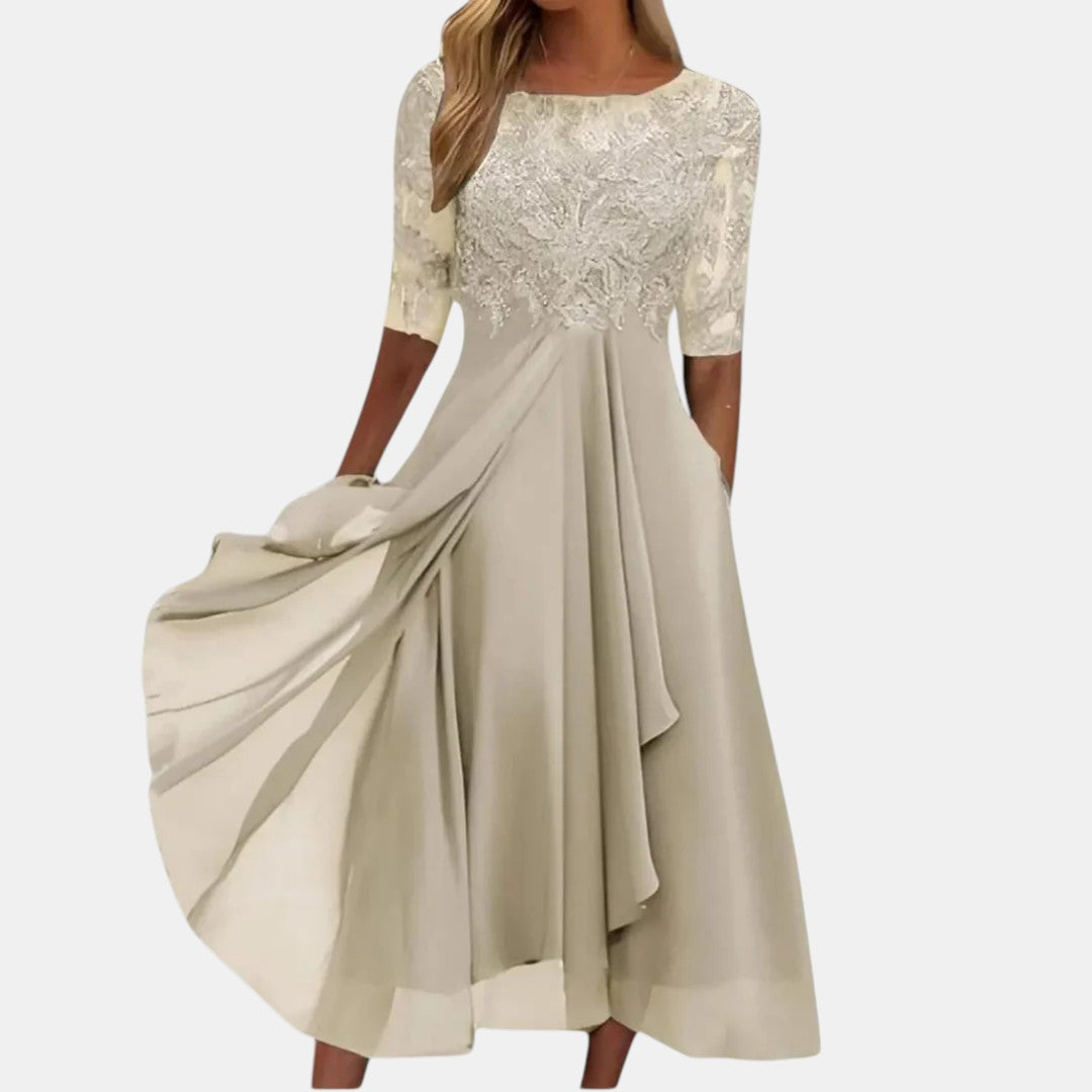 Moda Lusitana - Vestido Elegante de Renda