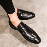 Mocassins de couro chiques