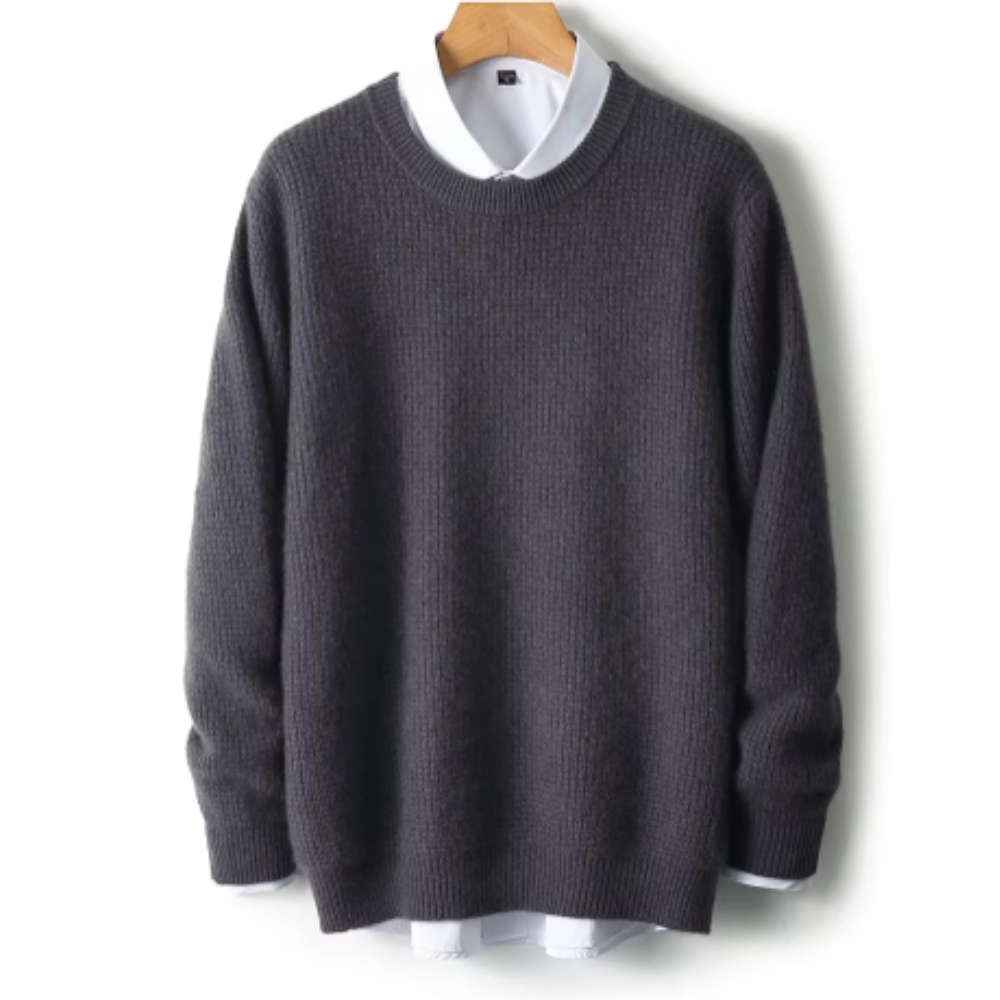 Camisola de malha de caxemira elegante