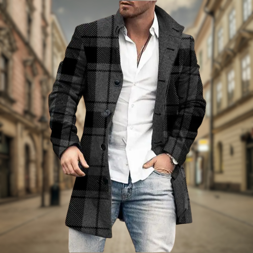 Casaco de homem elegante
