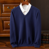 Camisola com decote em V chique