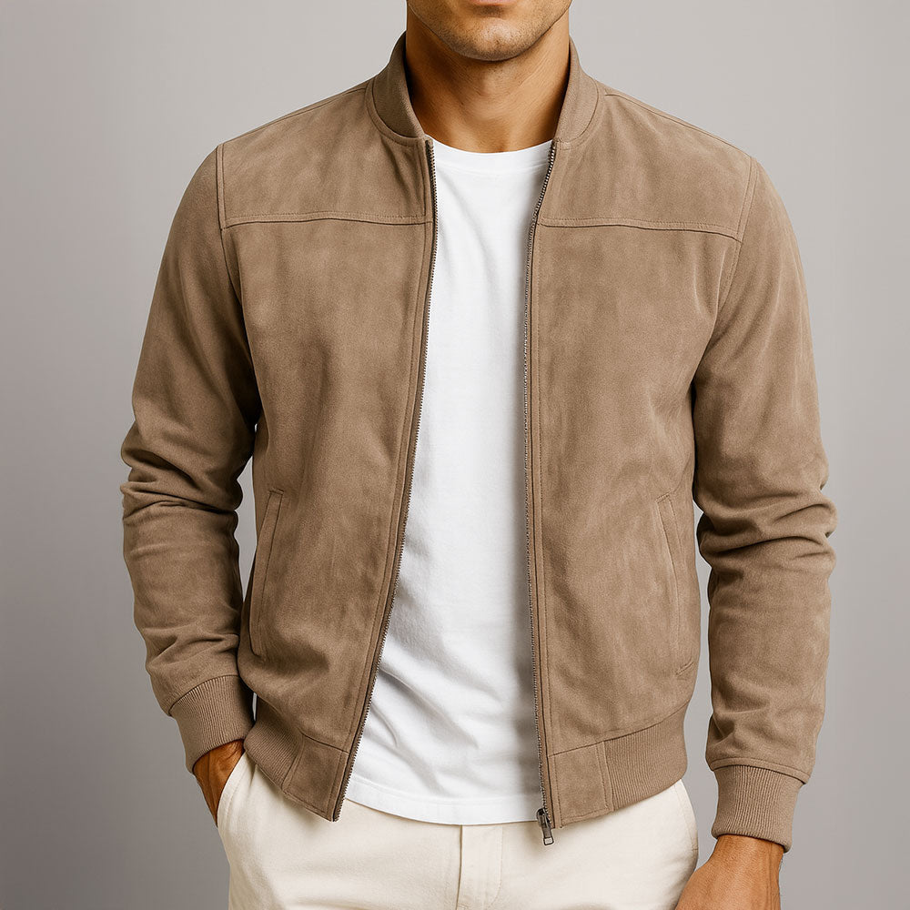 Moda Lusitana - Casaco de Suede Estruturado