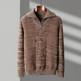 Camisola com fecho de correr Taranto Merino Wool