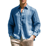 Camisa casual de linho