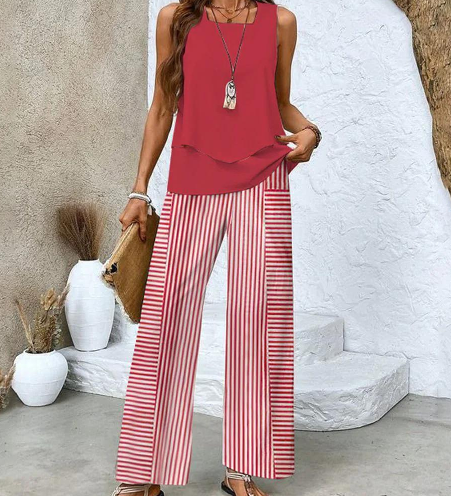 Moda Lusitana - Conjunto Elegante de Verão Averie