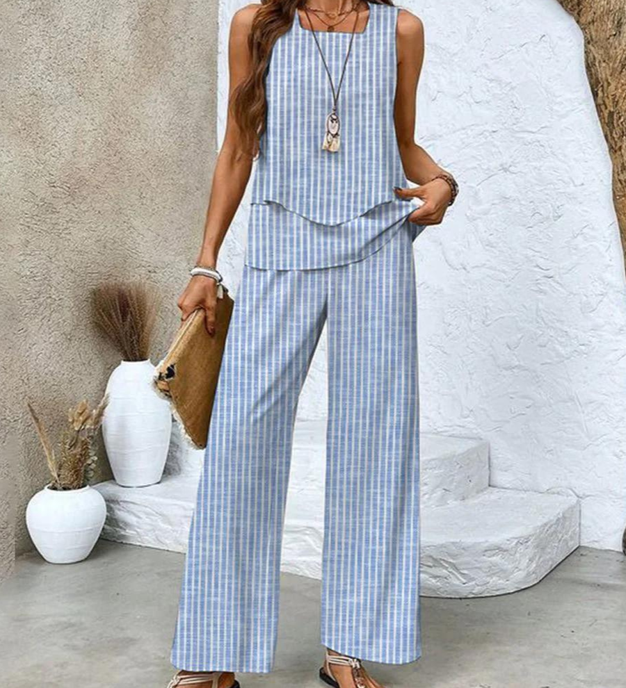 Moda Lusitana - Conjunto Elegante de Verão Averie