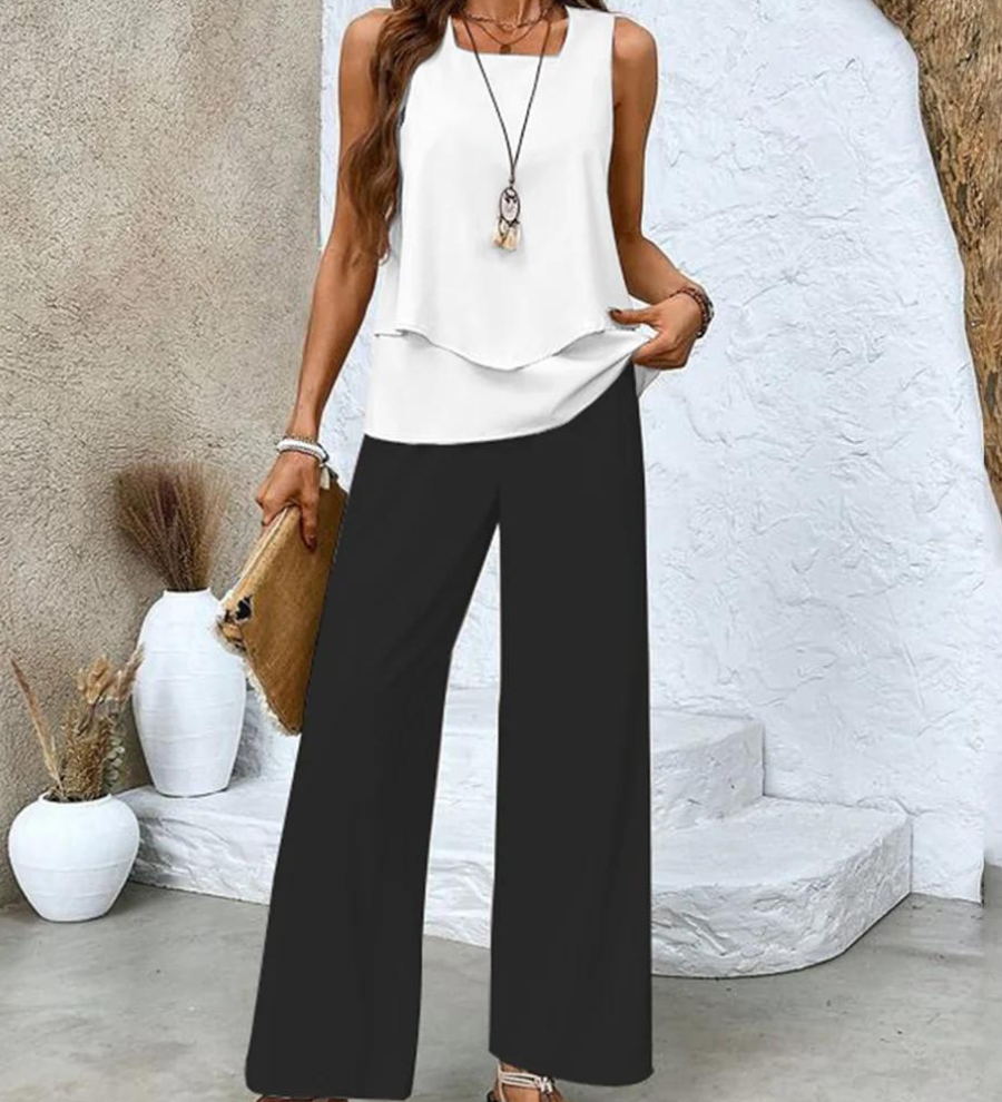 Moda Lusitana - Conjunto Elegante de Verão Averie
