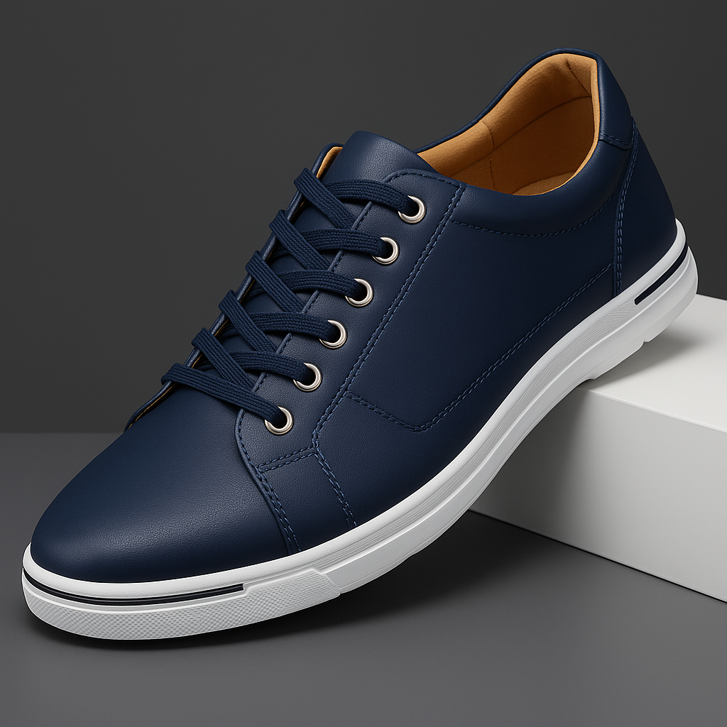 Sapatos de couro elegantes
