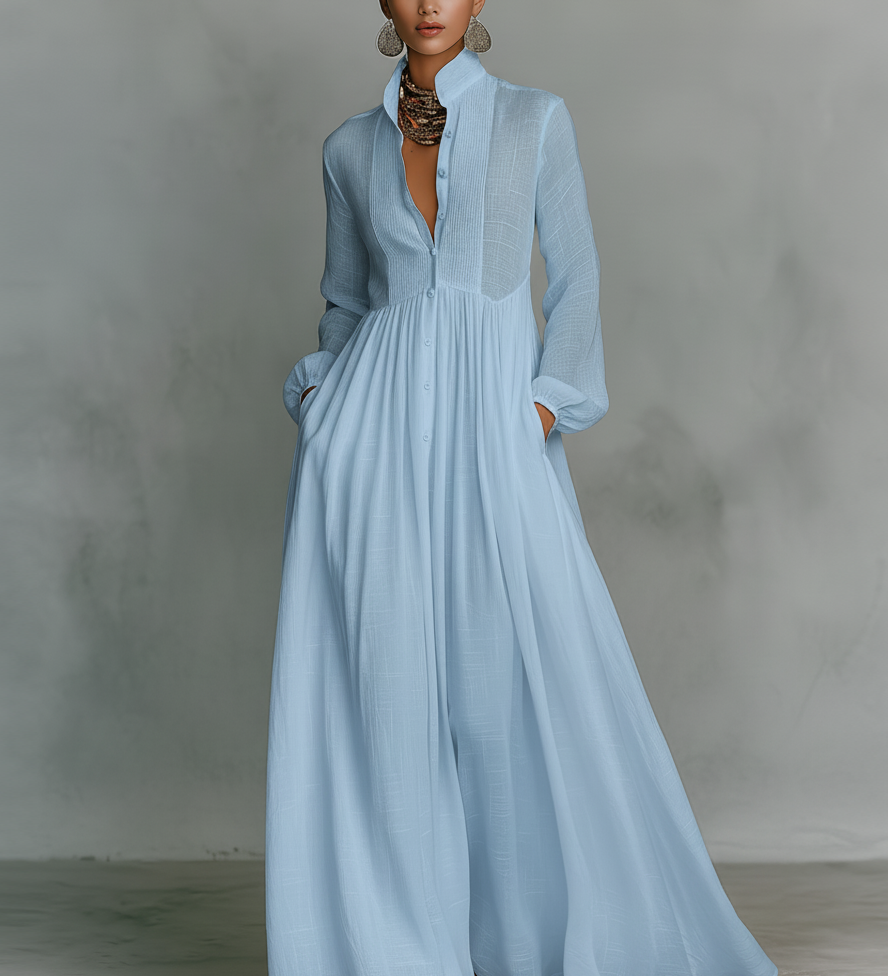 Moda Lusitana - Vestido Longo Branco Elegante