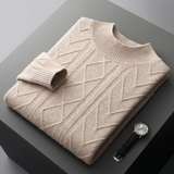 Camisola de caxemira com padrão Mizar
