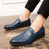Mocassins elegantes em tecido