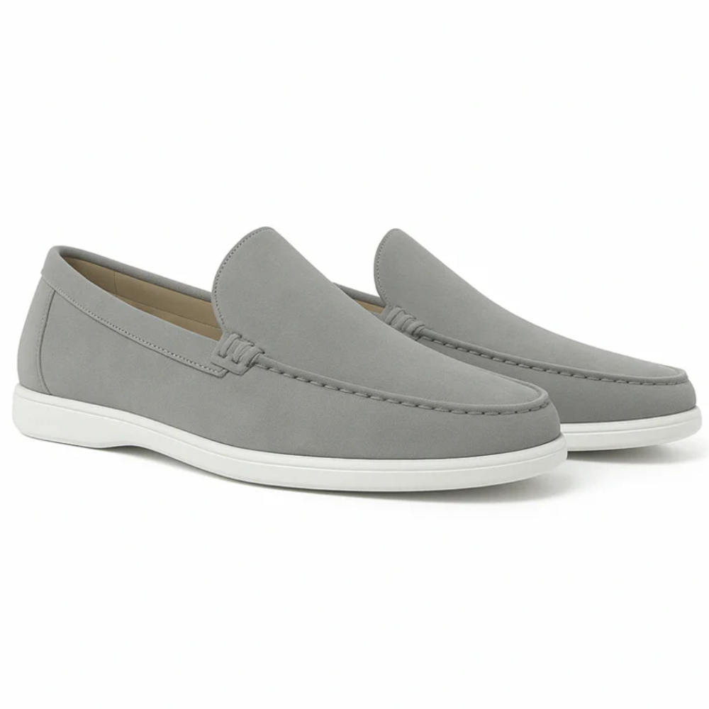 Mocassins casuais de camurça