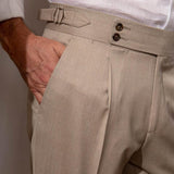 Pantalona de linho Gold Coast