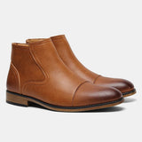 Botas Chelsea em pele