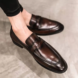 Mocassins de couro chiques