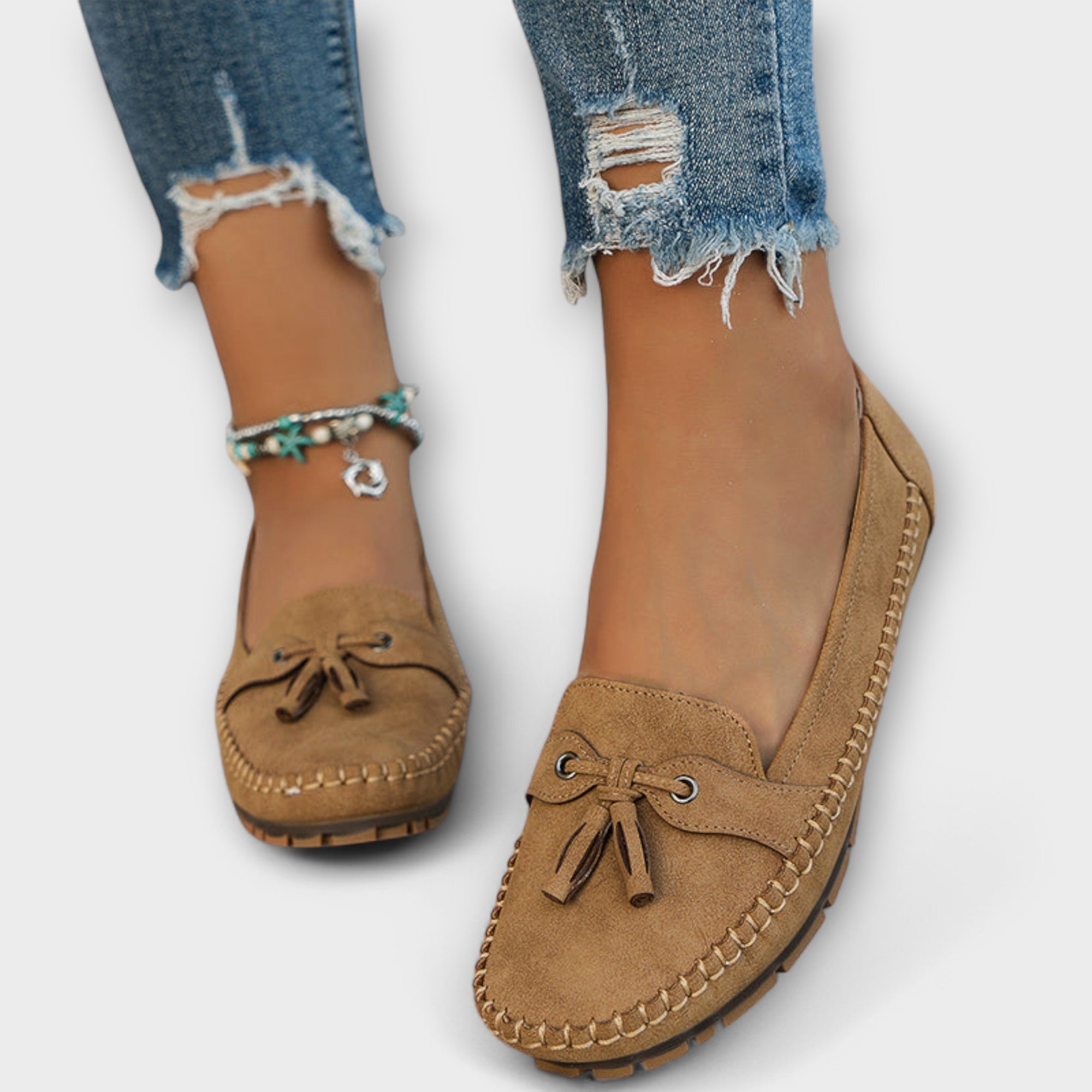Teresa - Mocassins de pele