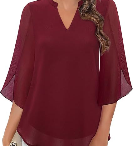 Annelyn | Blusa Luxuosa em Camadas